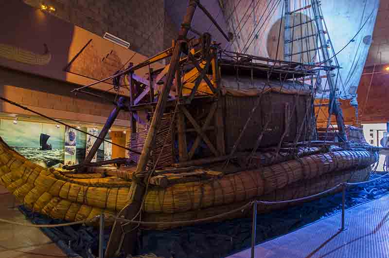 98 - Noruega - Oslo - museo Kon-Tiki - balsa Ra II